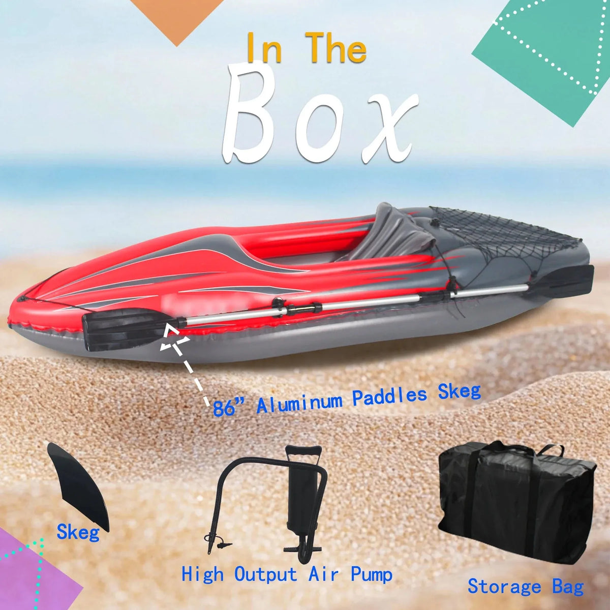 HhsjzwcY Inflatable Kayak Fishing Boat With Accessories