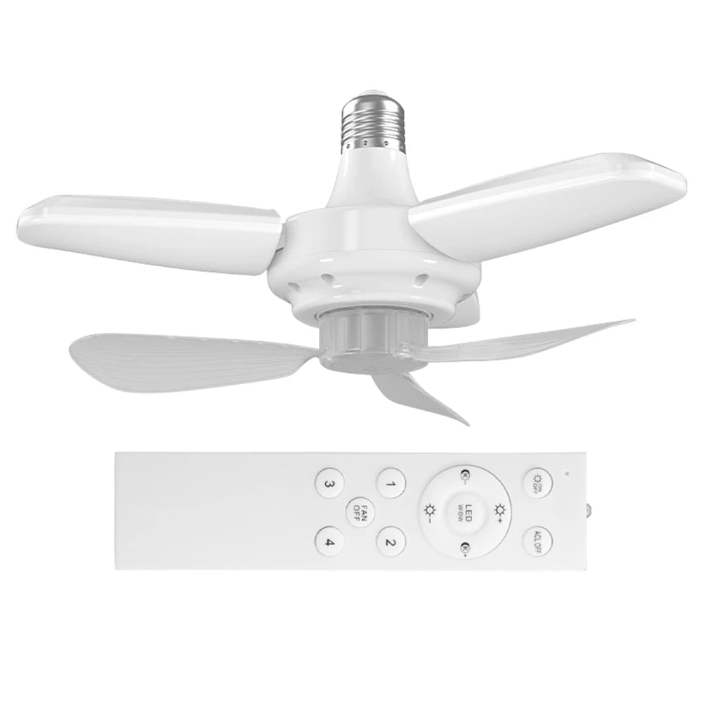 Sikiwind Modern Ceiling Fan With Led Light And Remote Control