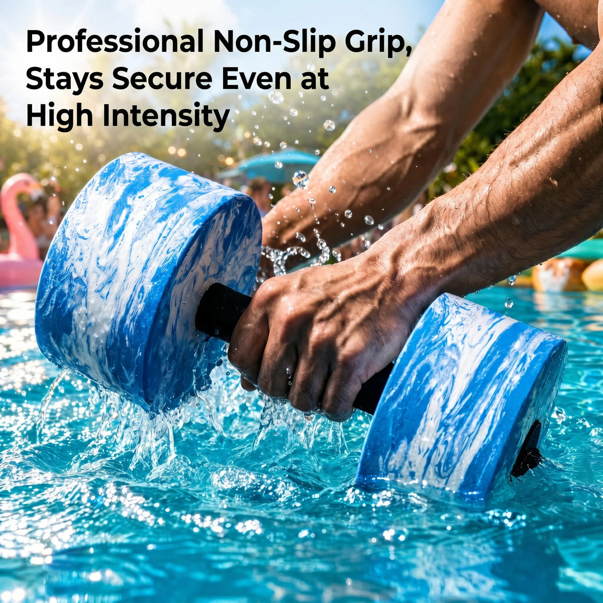 Hapbear Adjustable Aquatic Fitness Dumbbells And Barbell