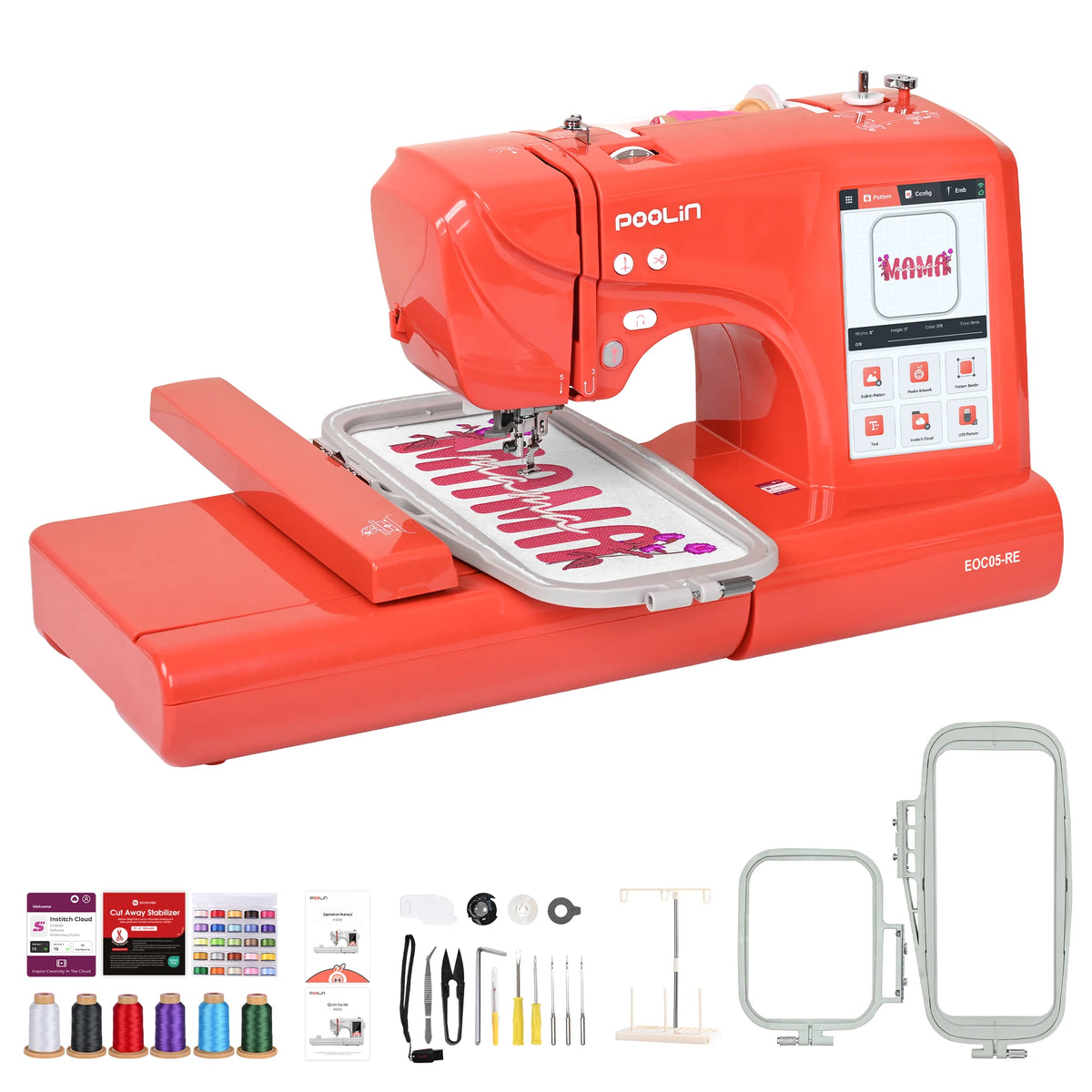 Computerized Embroidery Machine Smart Display For Beginners