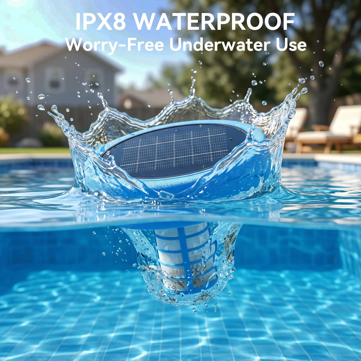 Solar Powered Floating Pool Ionizer With Copper Anode Purifier