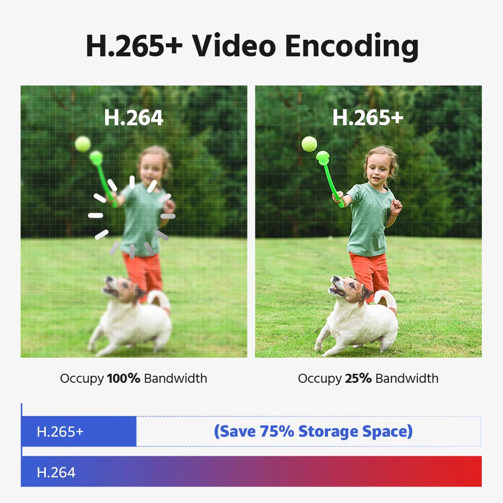ANNKE 4K 8MP 180° Dual Lens security camera IP67 1/2 PCS Color Night Vision & Active Deterrence, Two-Way Audio black cameras for home security