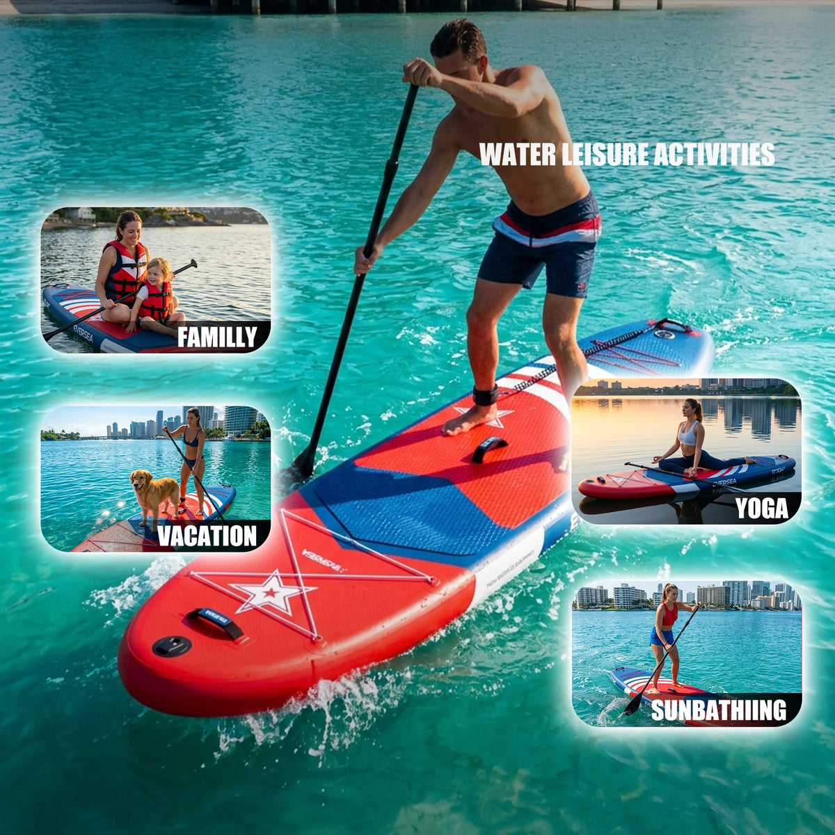 Eggory Inflatable Stand-Up Paddle Board With Accessories