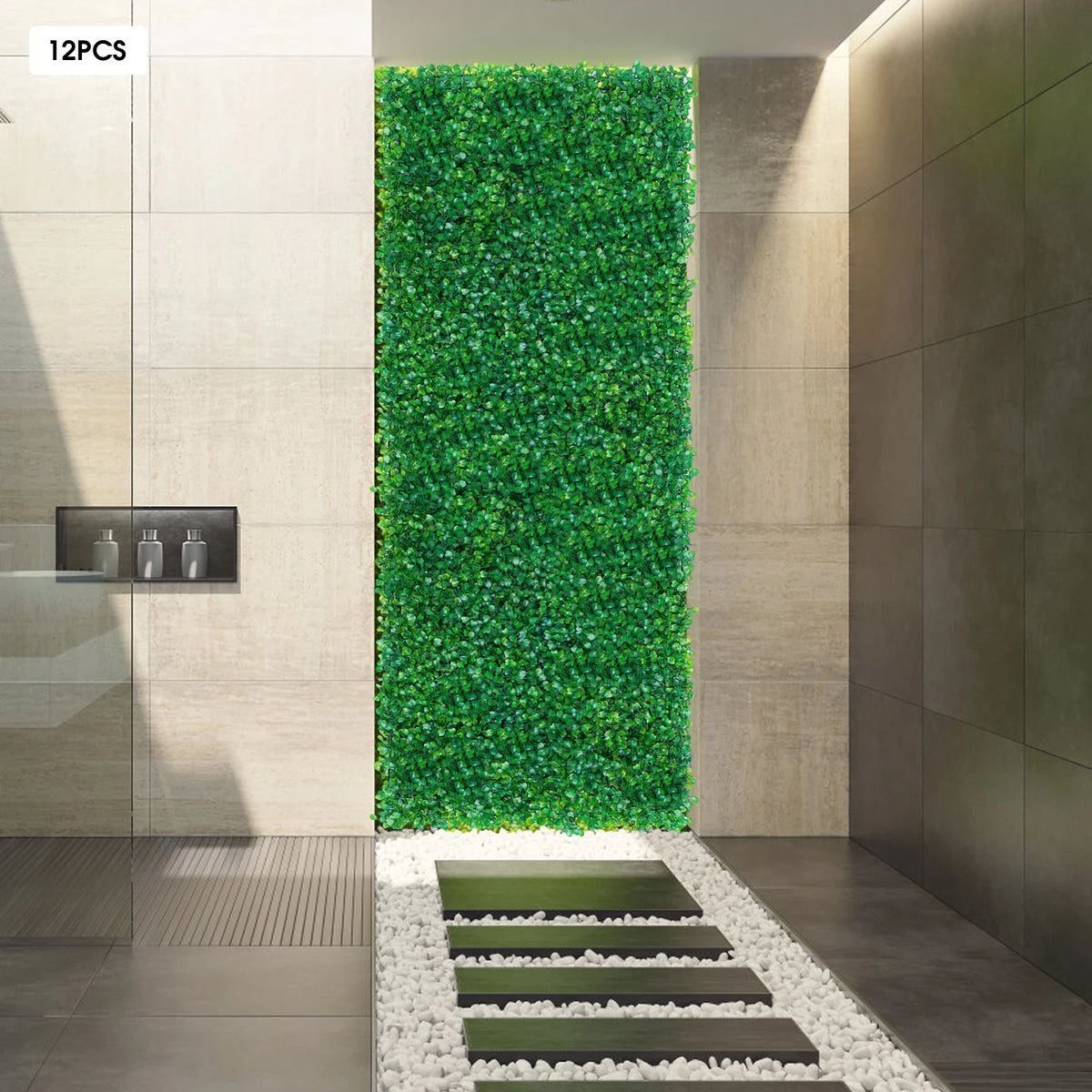 Waterproof Artificial Plant Wall Panels With Realistic Faux Greenery