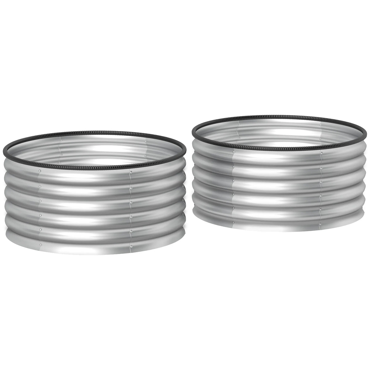 Rust Resistant Galvanized Steel Raised Garden Planter