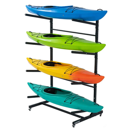Heavy Duty Adjustable Freestanding Kayak Storage Rack