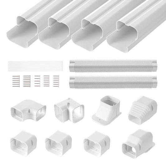 Vevor Decorative PVC Mini Split Line Cover For Air Conditioners