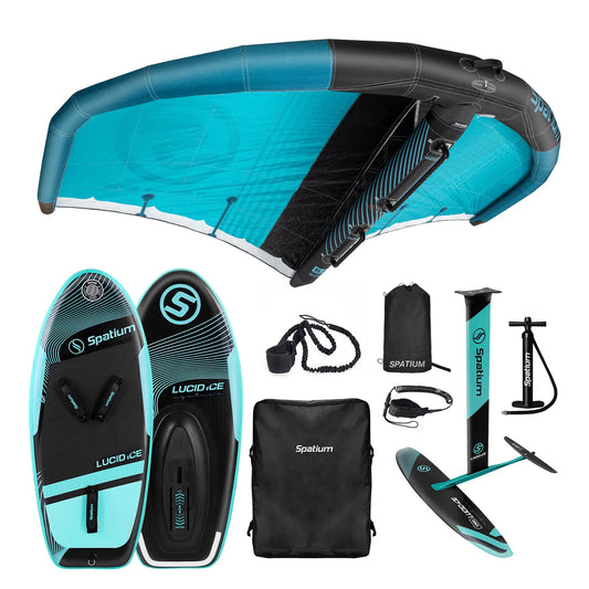 Inflatable Wing Foil Surfboard With Complete Hydrofoil Kit