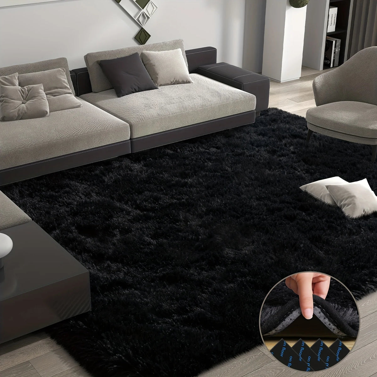 Super Soft Plush Area Rug With Aubusson Design For Home
