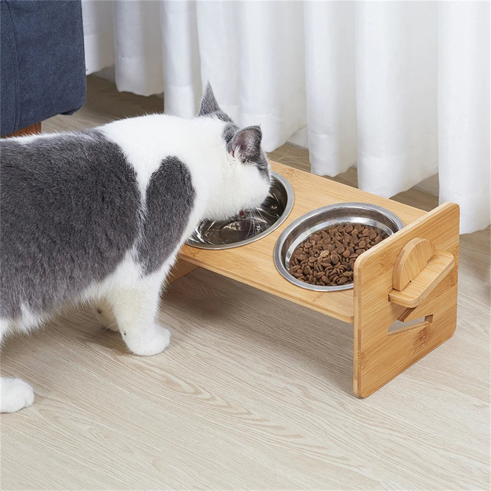 Elevated Dog Bowls Promote Optimal Digestion With Premium Adjustable Stand