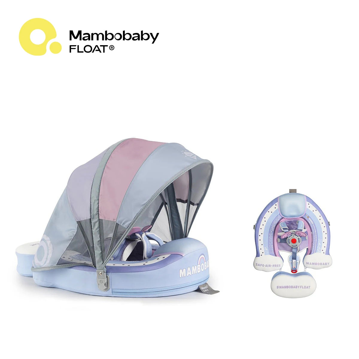Mambobaby Safe Air-Free Core Chest Float Sunshade Canopy Baby Toddler Inf