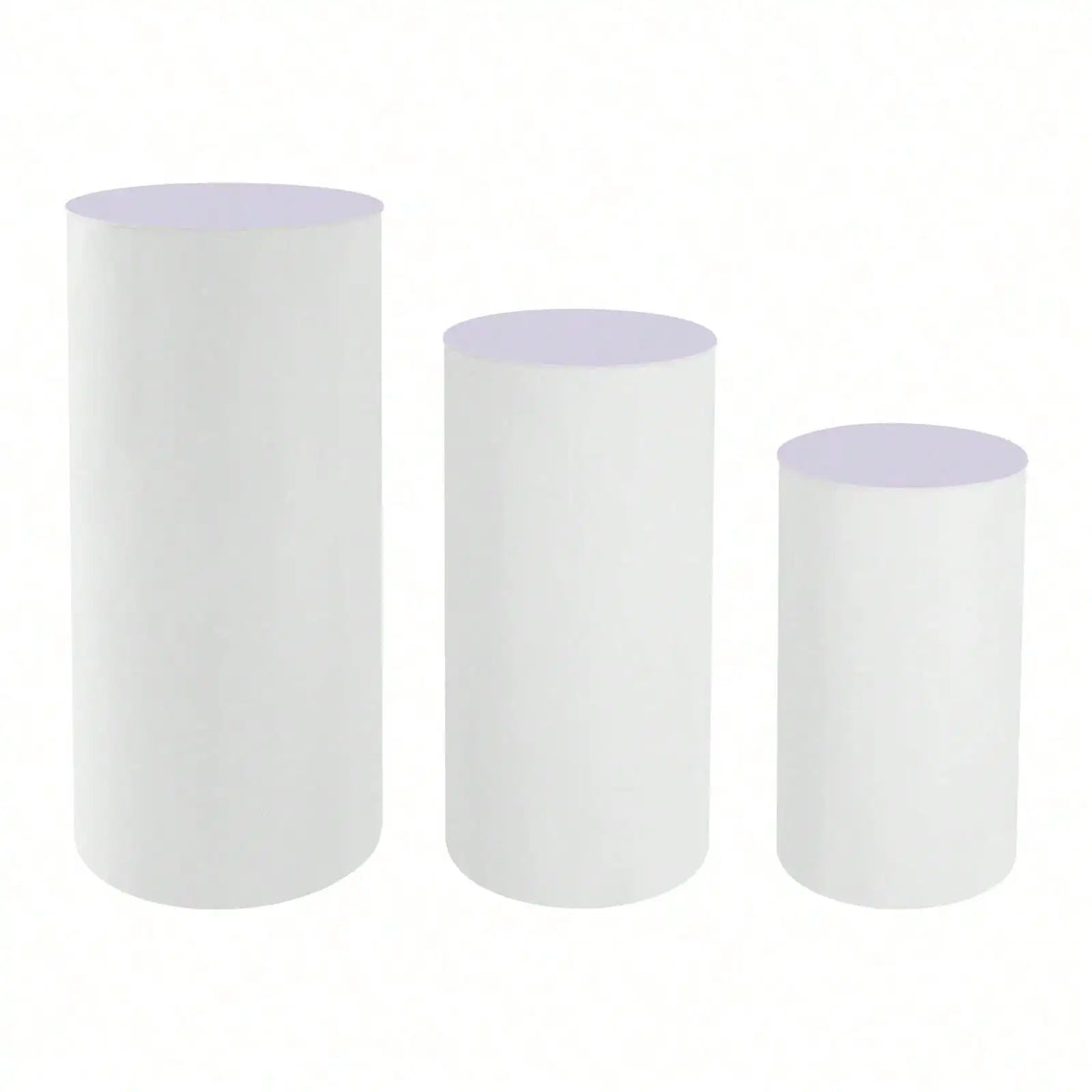 Acrylic Cylinder Pedestal Display Plinth For Wedding Events And Shows
