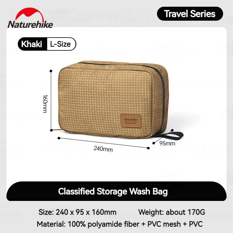Naturehike SN03 Waterproof Dry Wet Hanging Toiletry Bag