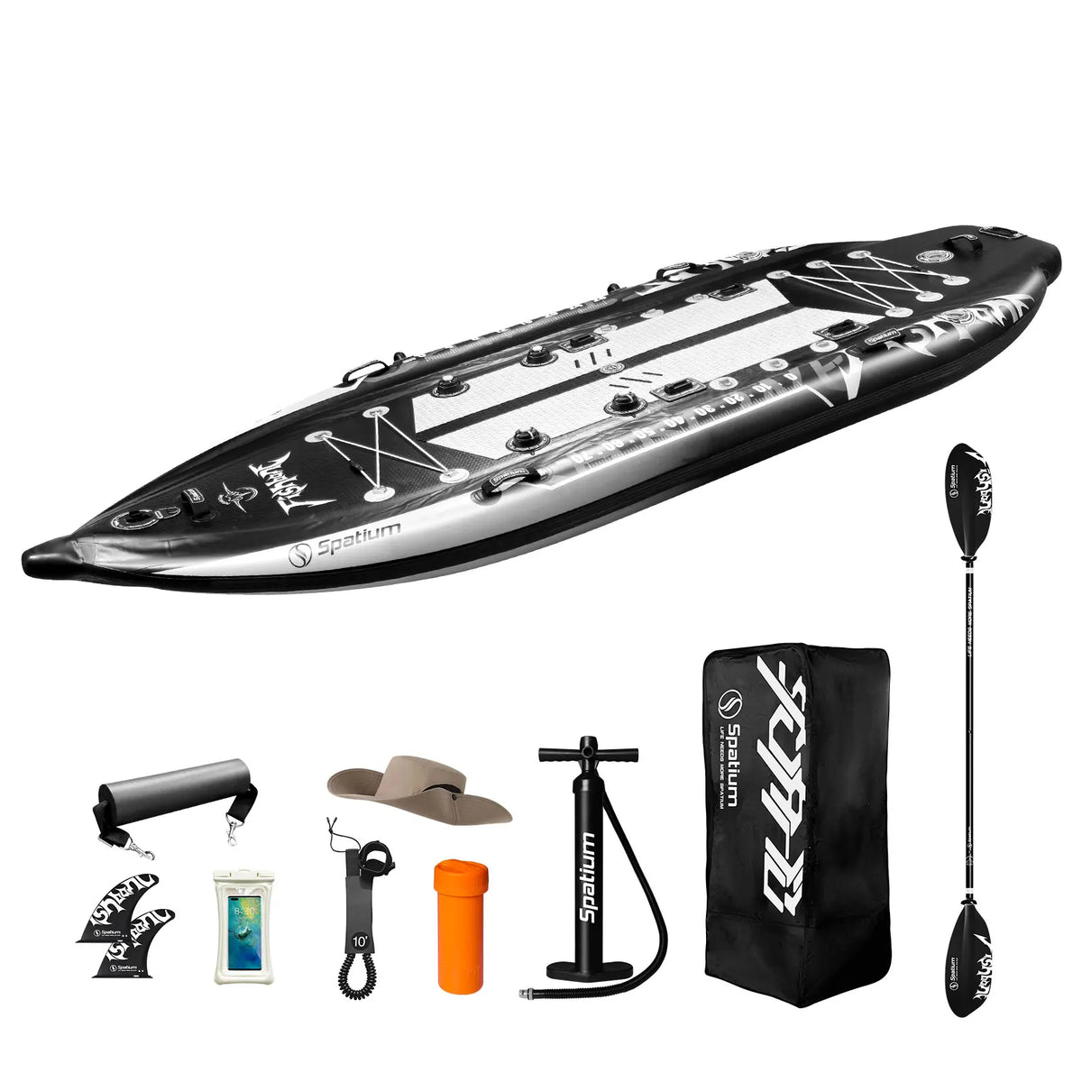 Spatium Inflatable Stand Up Paddle Board For Recreational Fishing