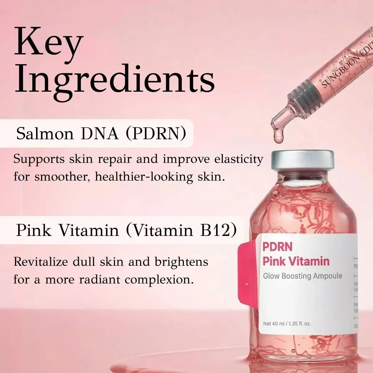 Eelhoe Peptide Intensive Collagen Essence And Pink Pdrn Stem Cell Ampoule