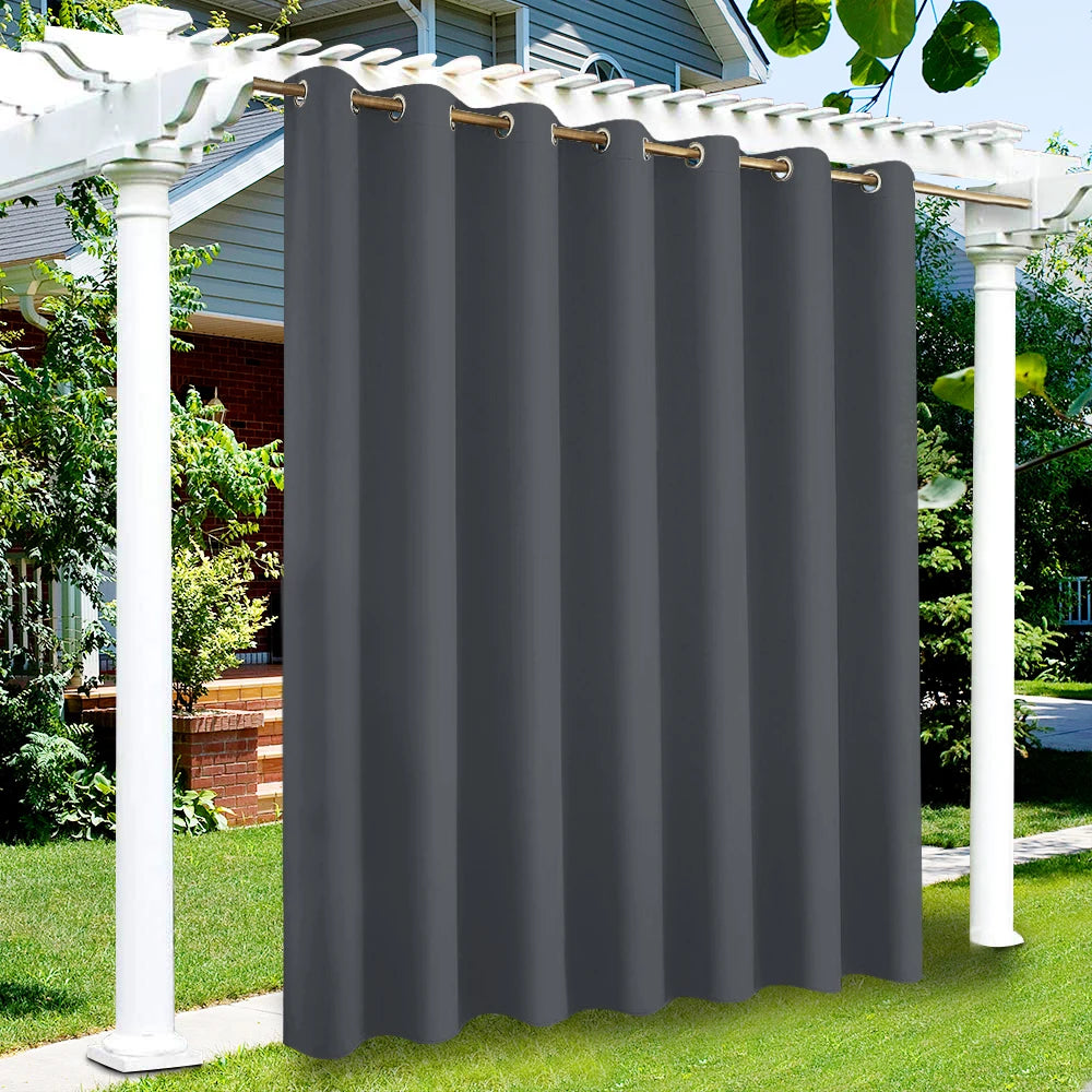 Waterproof Outdoor Blackout Curtains For Patio Pergola Gazebo