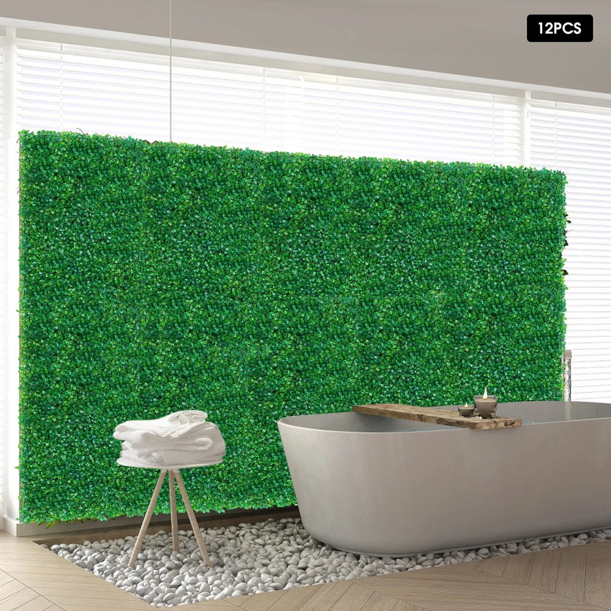 Waterproof Artificial Plant Wall Panels With Realistic Faux Greenery