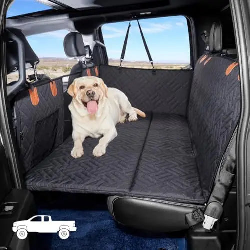 Waterproof Dog Car Seat Cover And Back Seat Extender