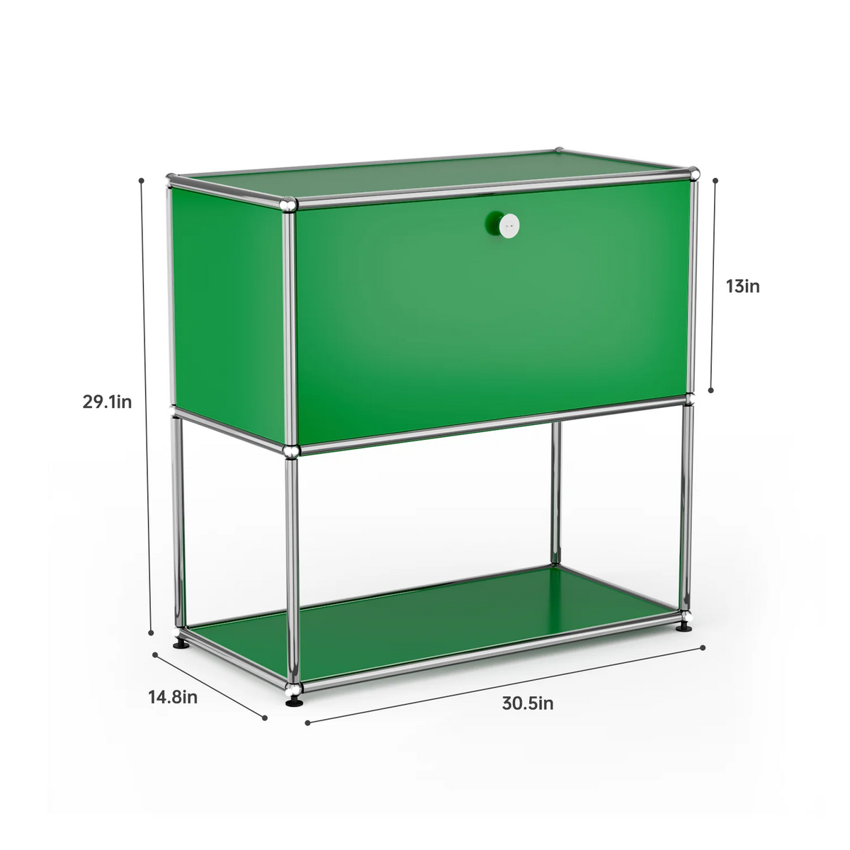 Modern Stainless Metal Storage Cabinet For Home Office Organization