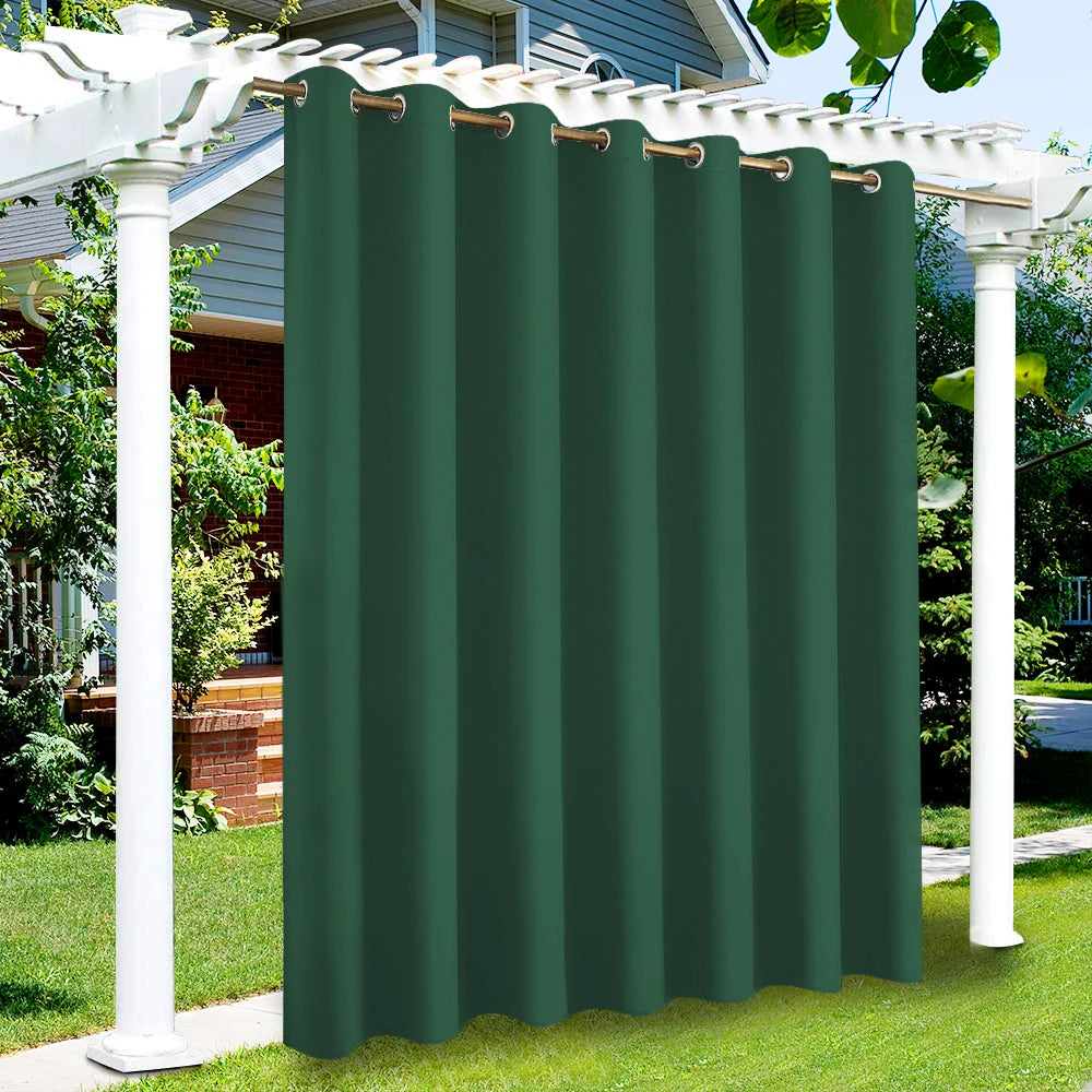 Waterproof Outdoor Blackout Curtains For Patio Pergola Gazebo