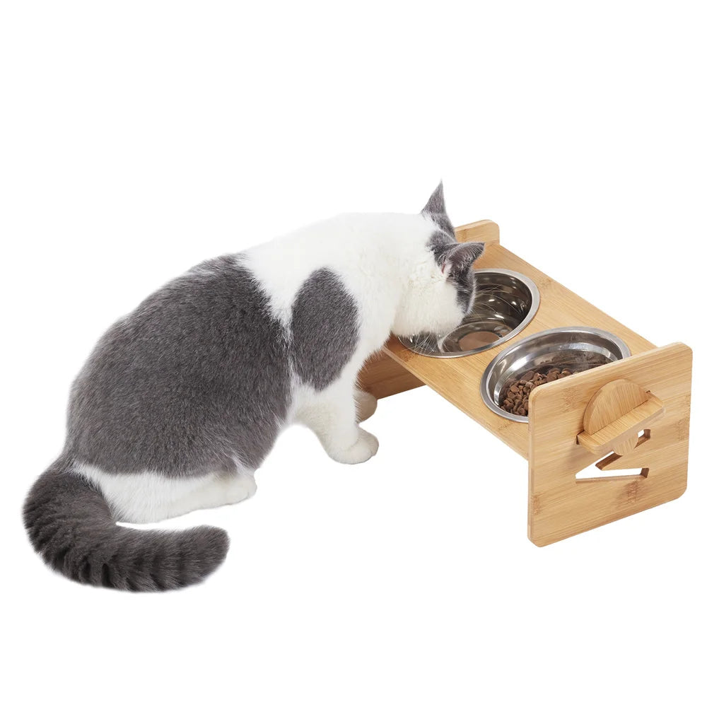 Elevated Dog Bowls Promote Optimal Digestion With Premium Adjustable Stand