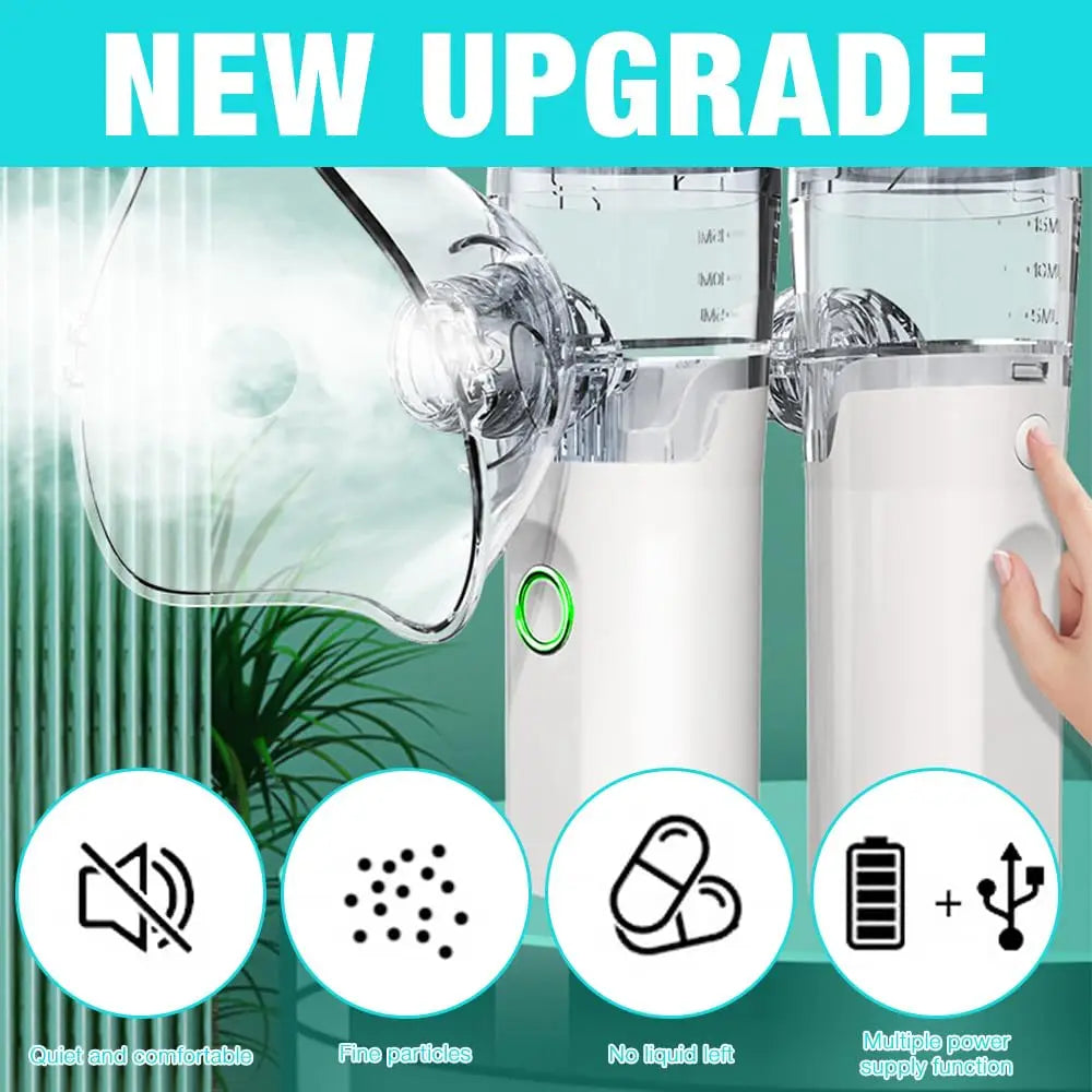 Portable Human and Pet Nebulizer Silent USB Inhaler