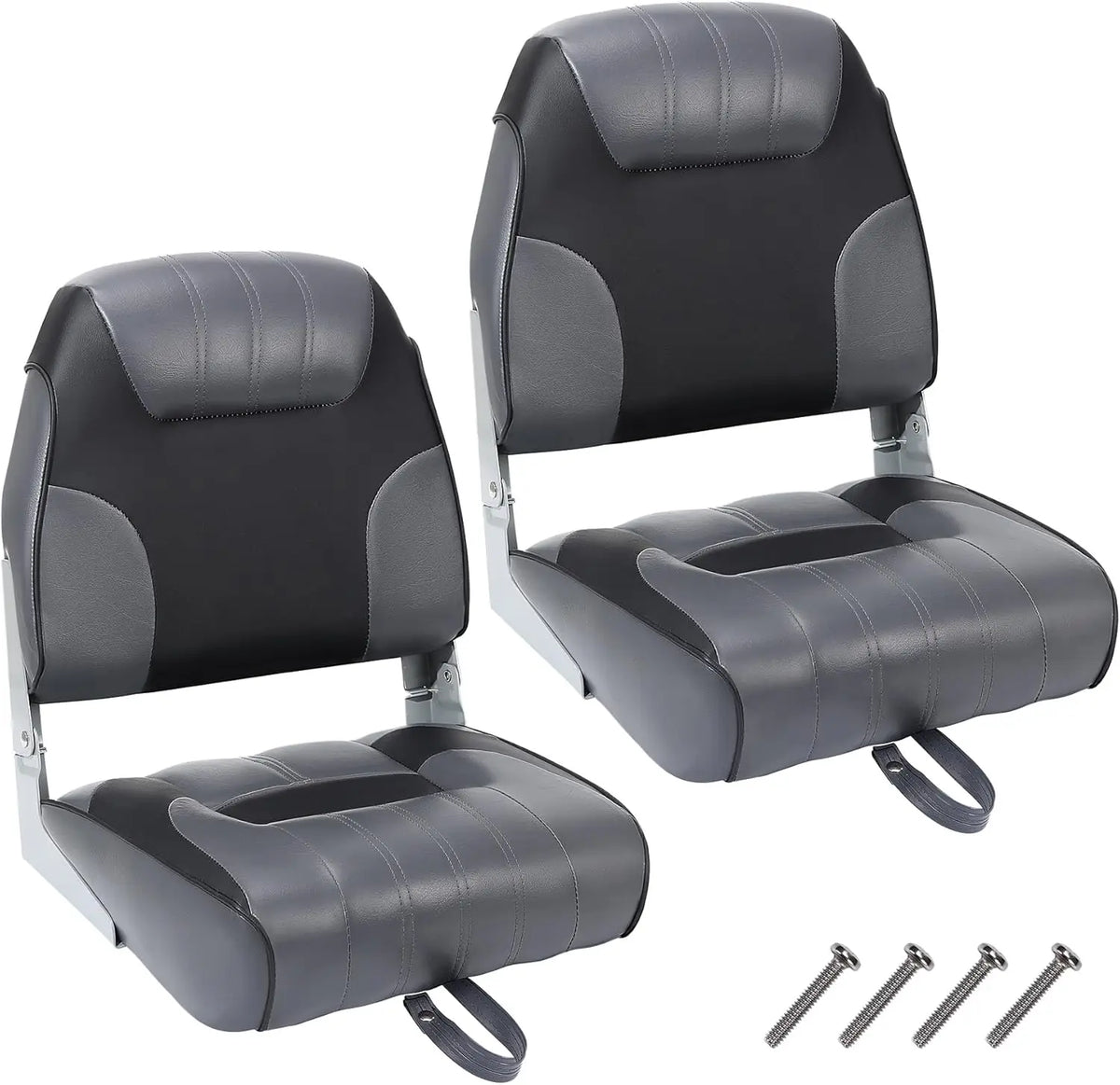 Twister CK High Back Folding Boat Seat With Thick Foam Cushion