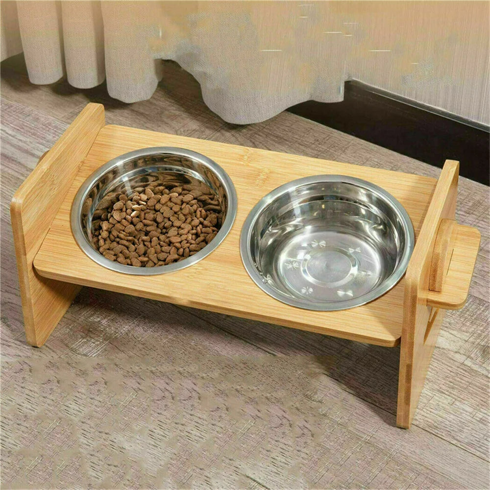 Elevated Dog Bowls Promote Optimal Digestion With Premium Adjustable Stand