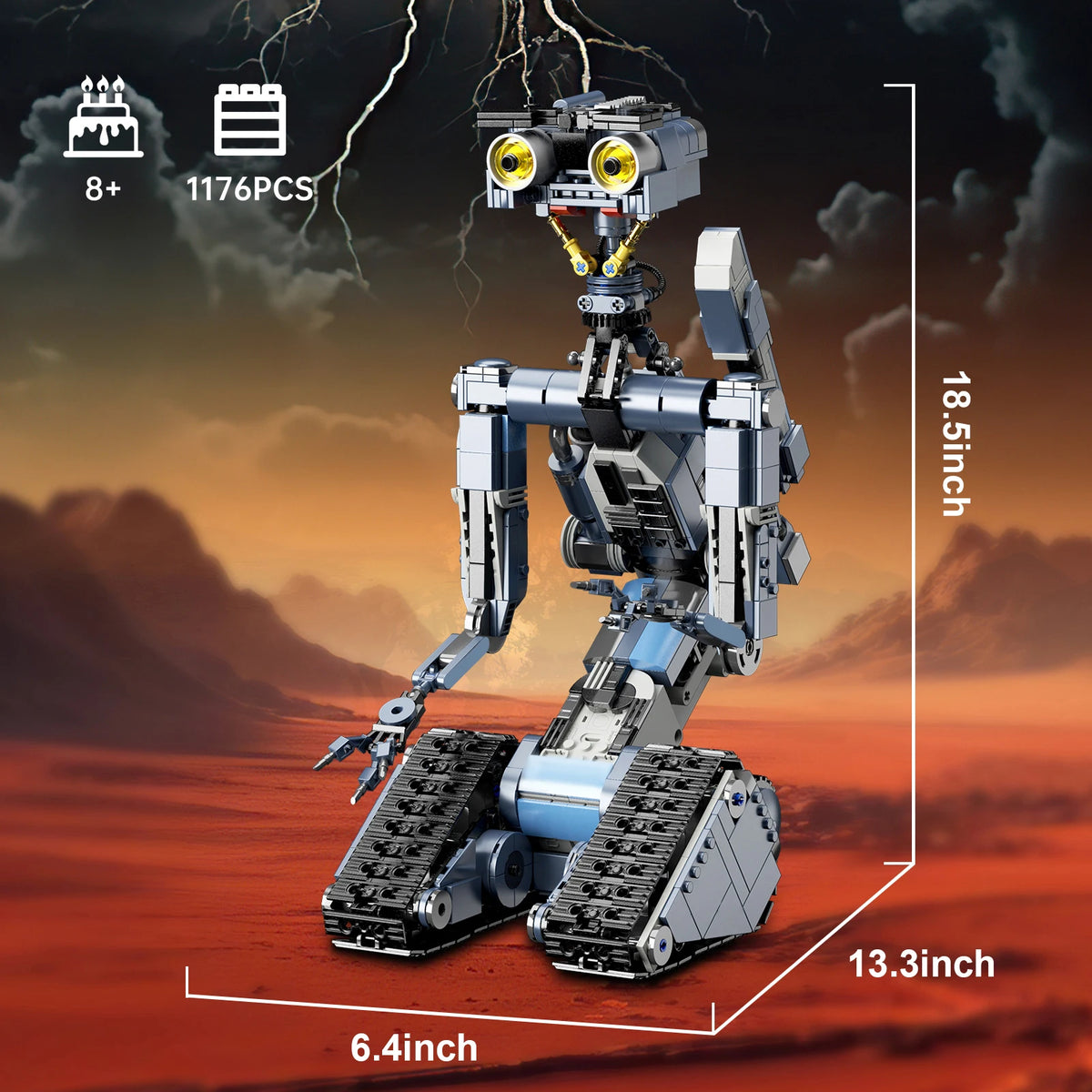 Robot Building Blocks Set Mechanical Construction Model Kit