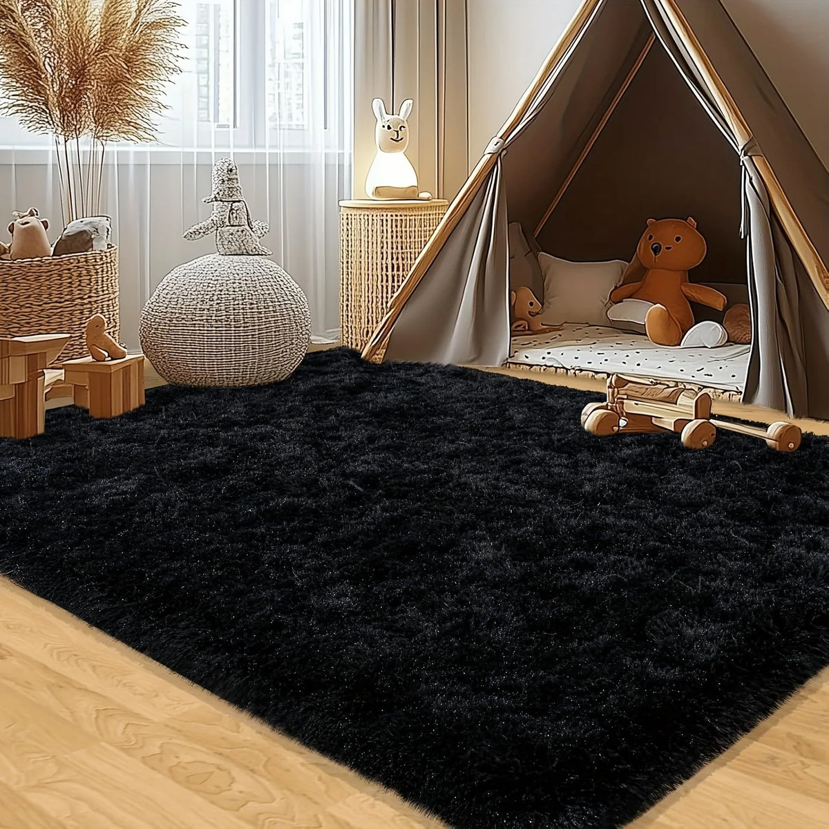 Super Soft Plush Area Rug With Aubusson Design For Home