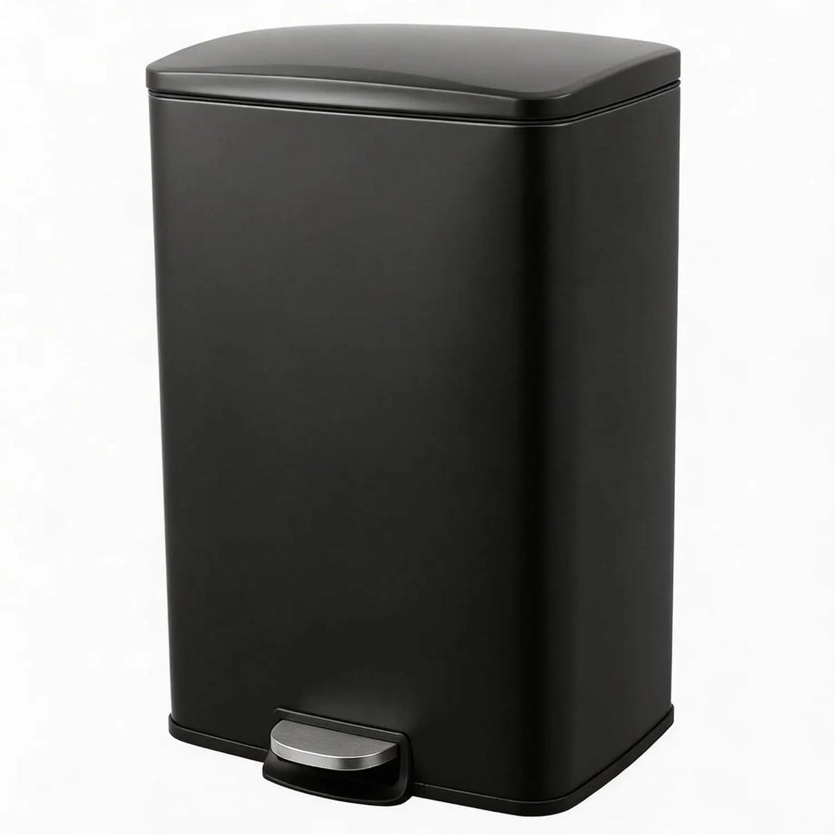 HiMISS Fingerprint Proof Stainless Steel Pedal Trash Bin