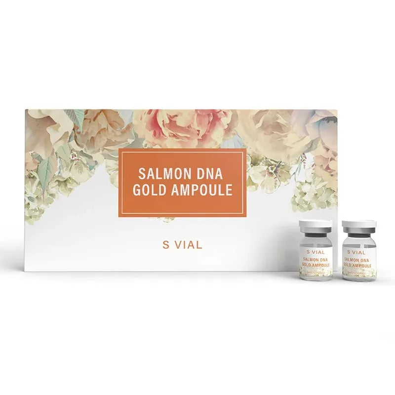 Face Salmon DNA Gold Ampoule Skin Booster Serum Kit