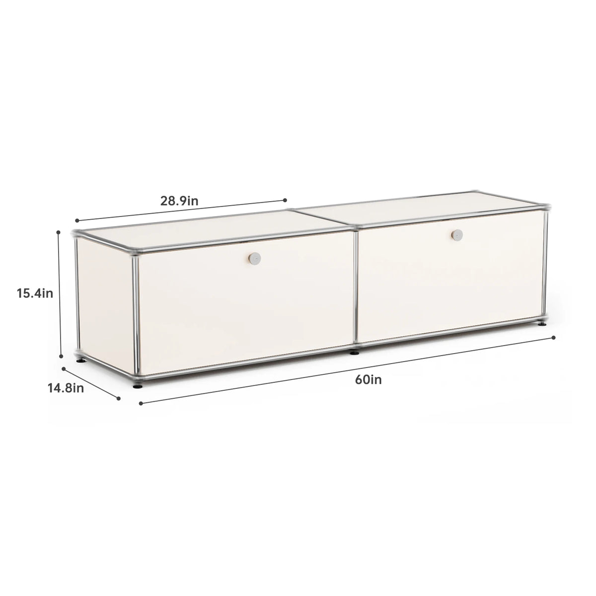 Modern Stainless Metal Storage Cabinet For Home Office Organization