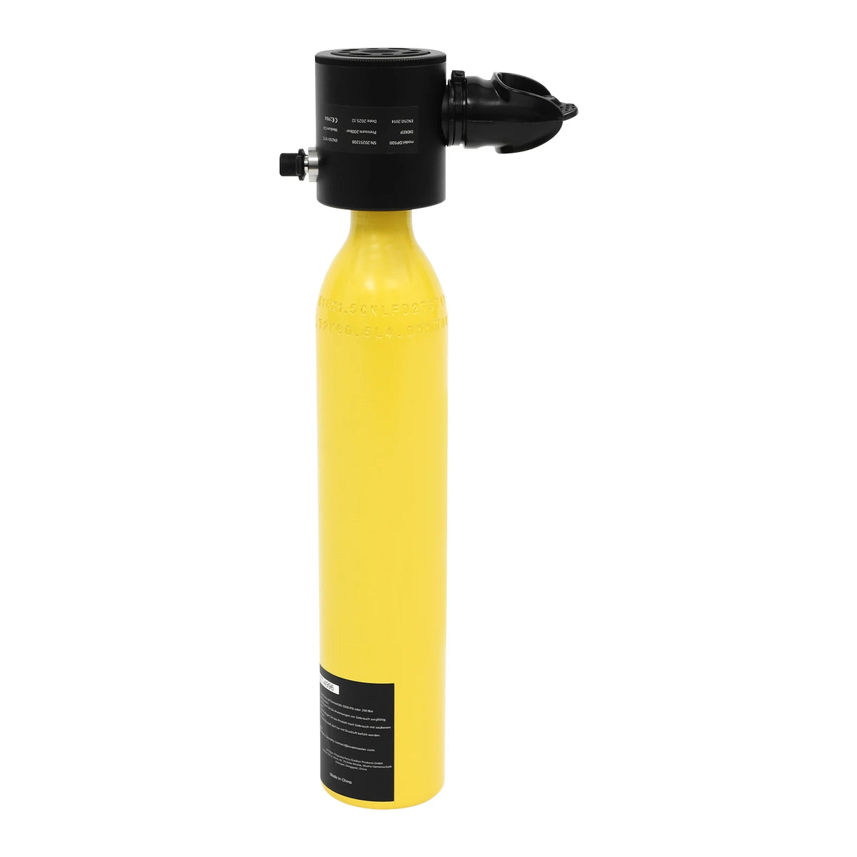 0.5L Mini Scuba Tank With Manual Pump And Strap For Diving