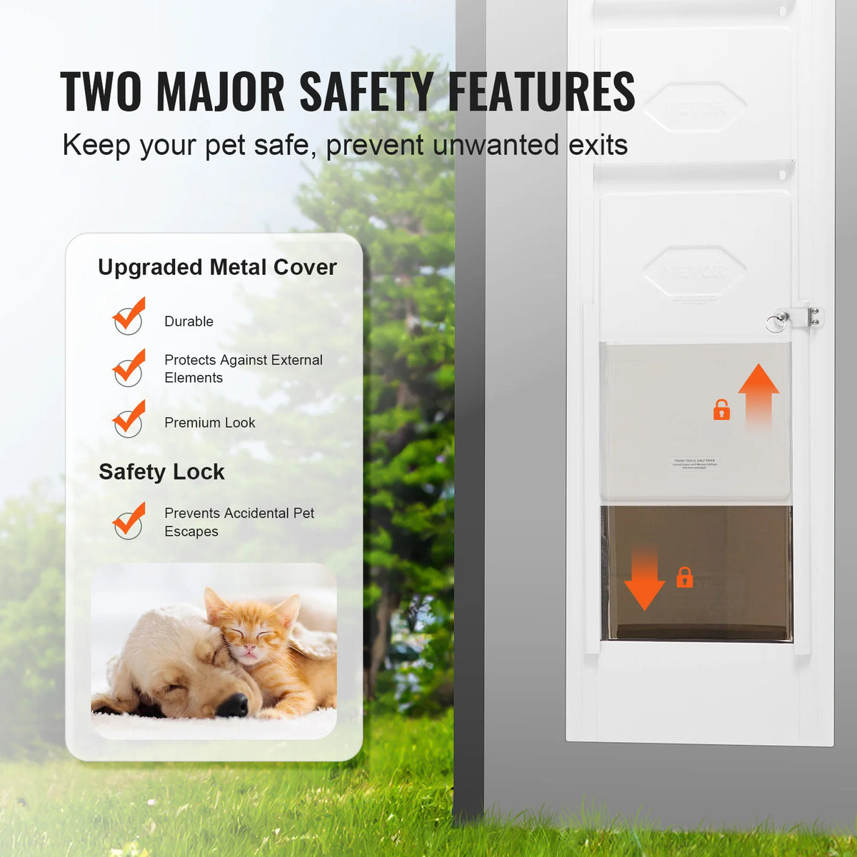 Succebuy Premium Adjustable Dog Door For Sliding Glass