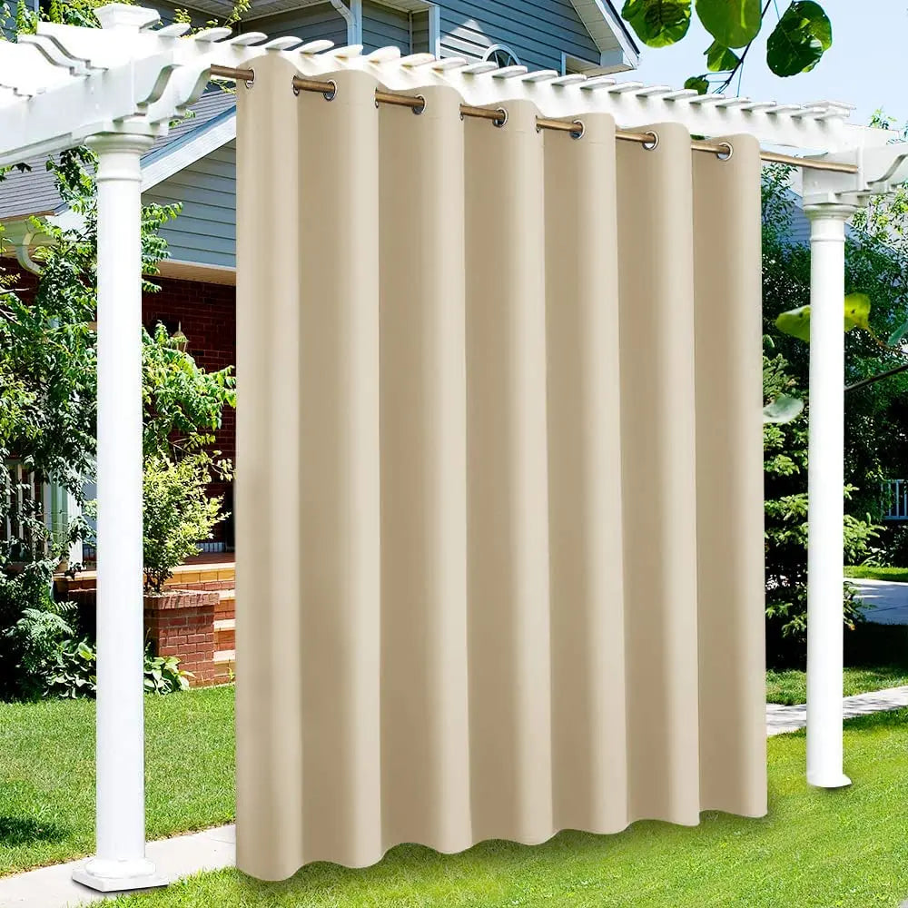 Waterproof Outdoor Blackout Curtains For Patio Pergola Gazebo