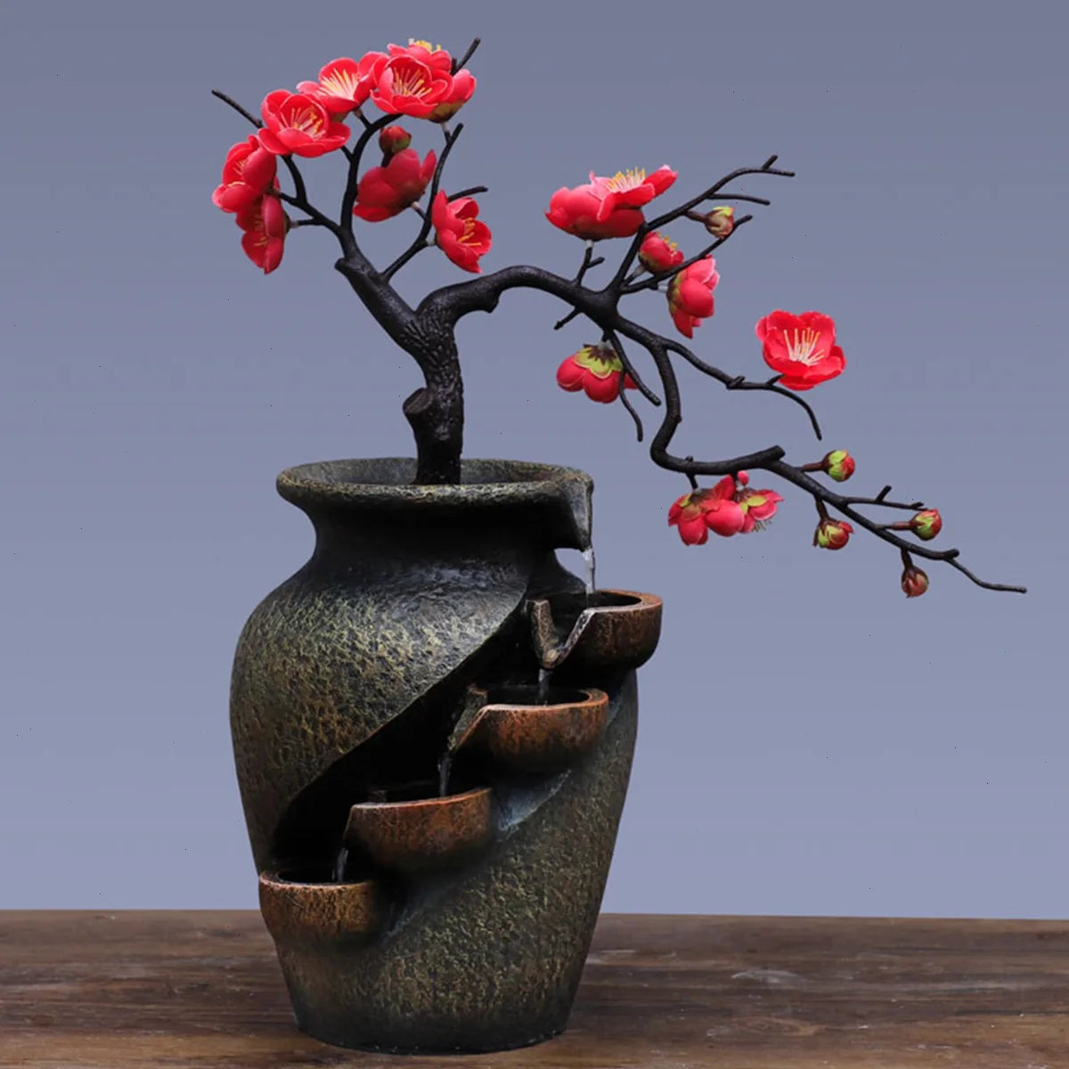 Tranquil Bymaocar Tabletop Fountain For Desk Serenity