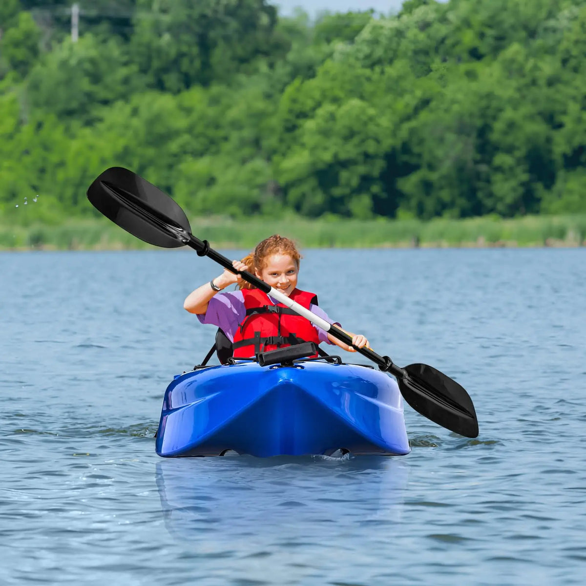 Sit On Top Recreational Fishing Kayak With Stable Hull Design