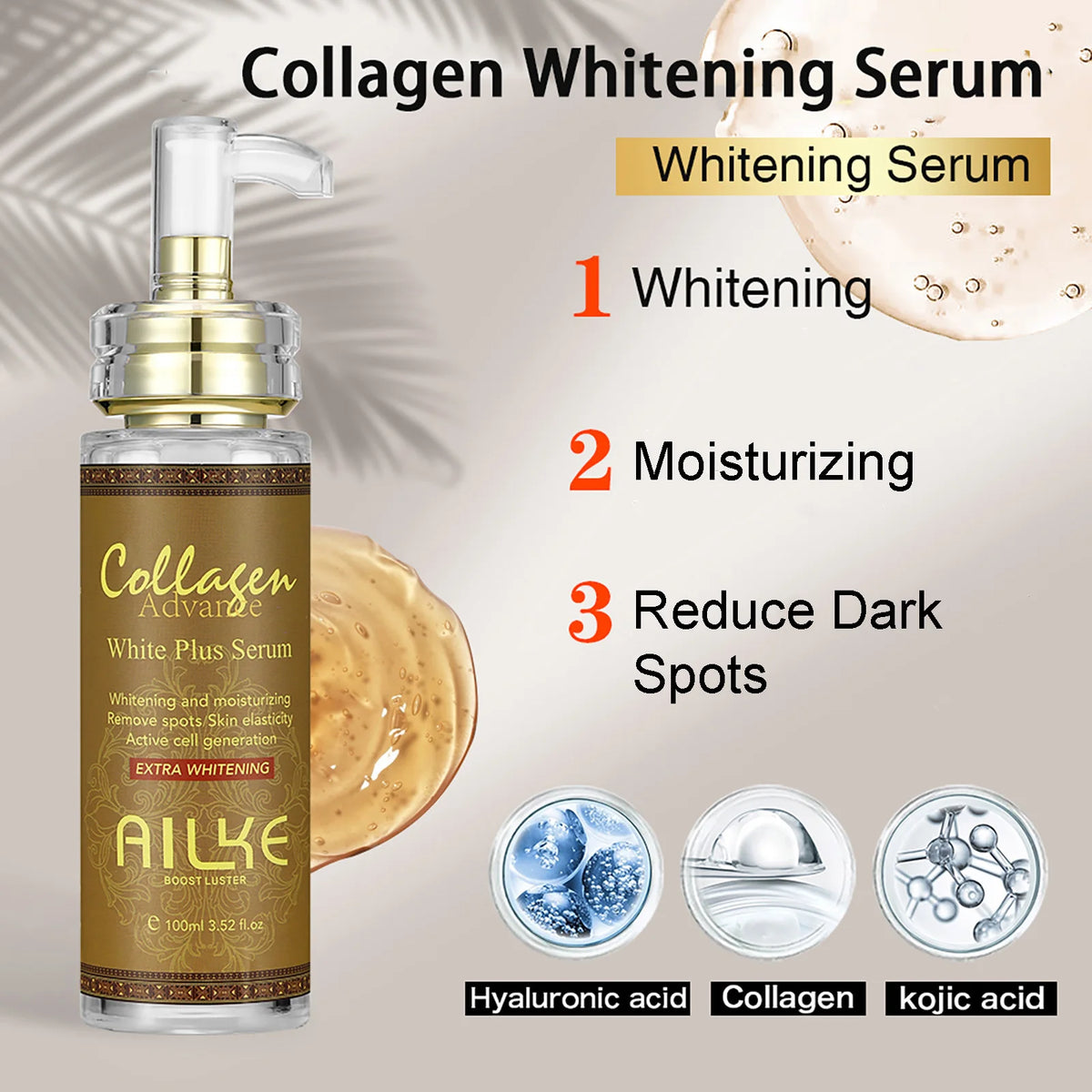 AILKE Advanced Skin Lightening Serum For Flawless Tone