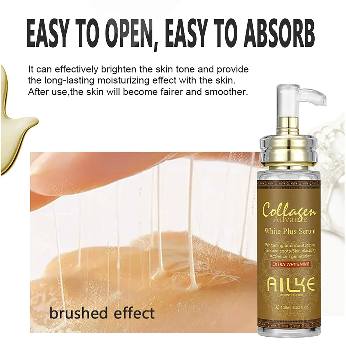 AILKE Advanced Skin Lightening Serum For Flawless Tone