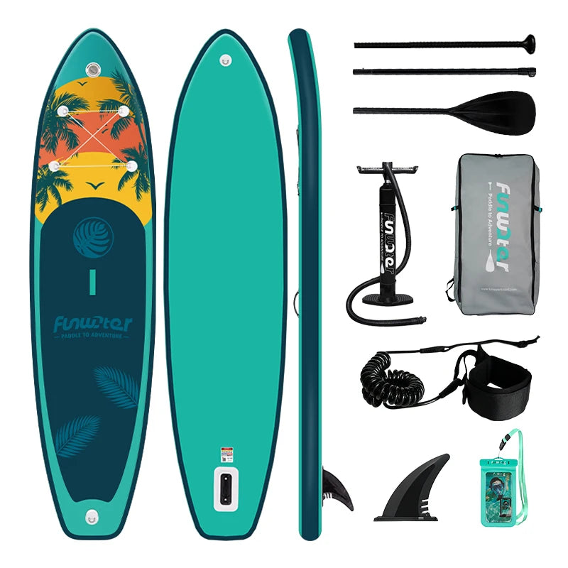 Funwater Inflatable Paddle Board Stand Up Surfboard With Accessories