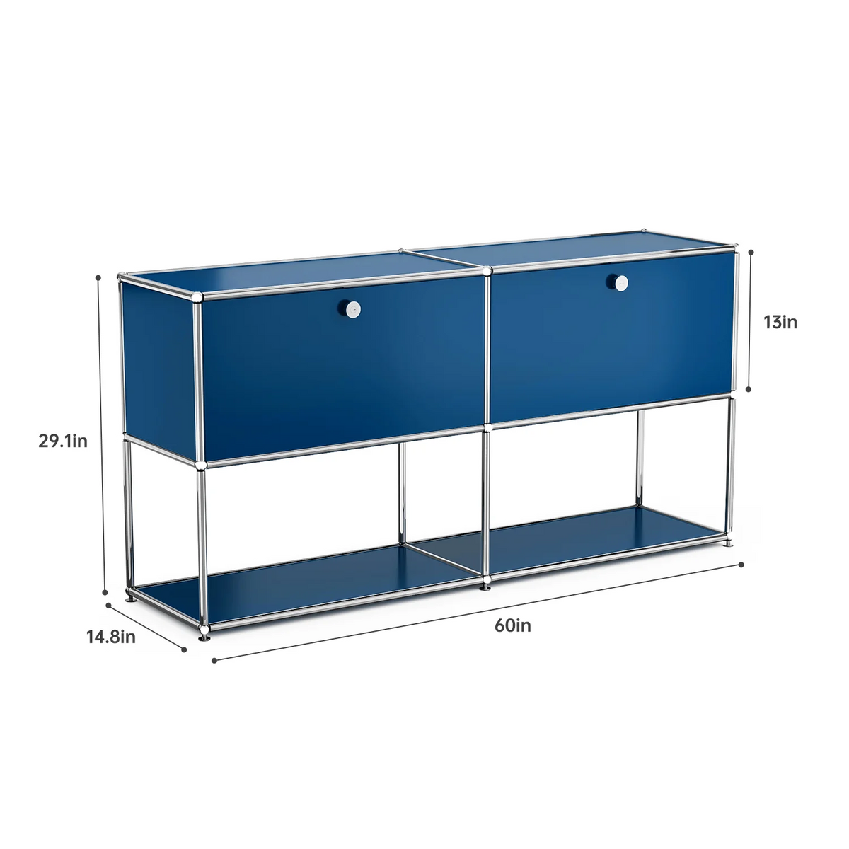 Modern Stainless Metal Storage Cabinet For Home Office Organization
