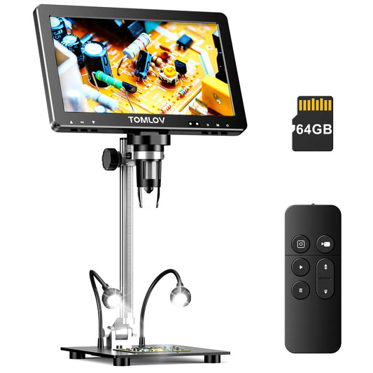 DM9 Max Digital Microscope With LCD Screen For Soldering And Inspection