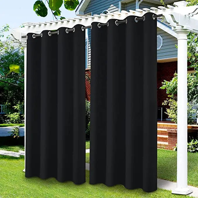 Waterproof Outdoor Blackout Curtains For Patio Pergola Gazebo