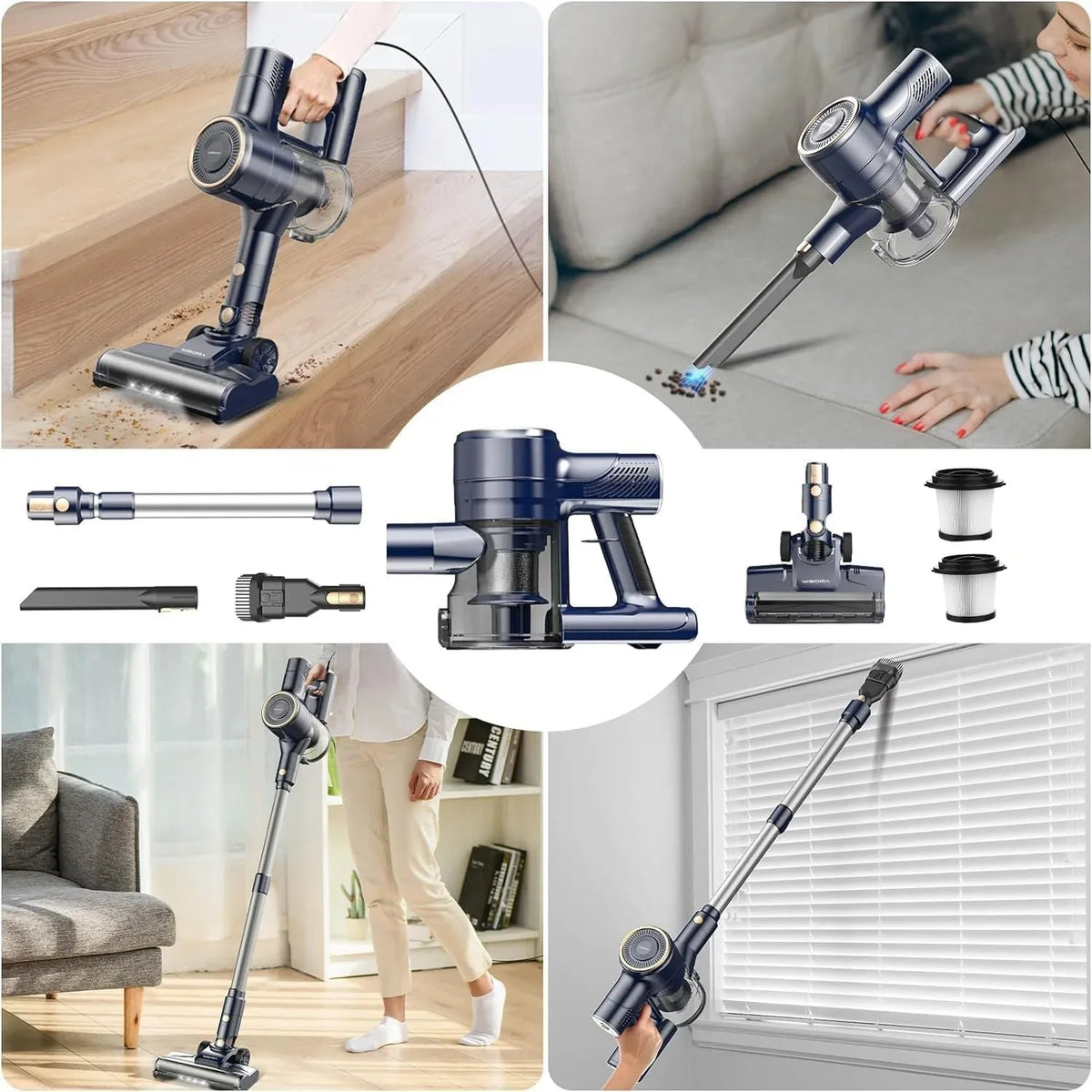 Inse I8 Corded Vacuum With HEPRACFIiterter And Powerful Suction For Pet Owners