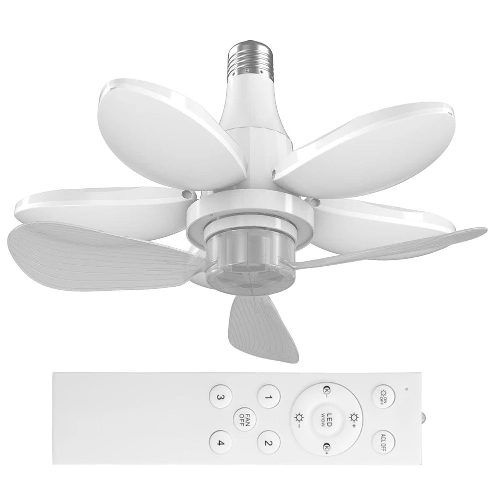 Sikiwind Modern Ceiling Fan With Led Light And Remote Control