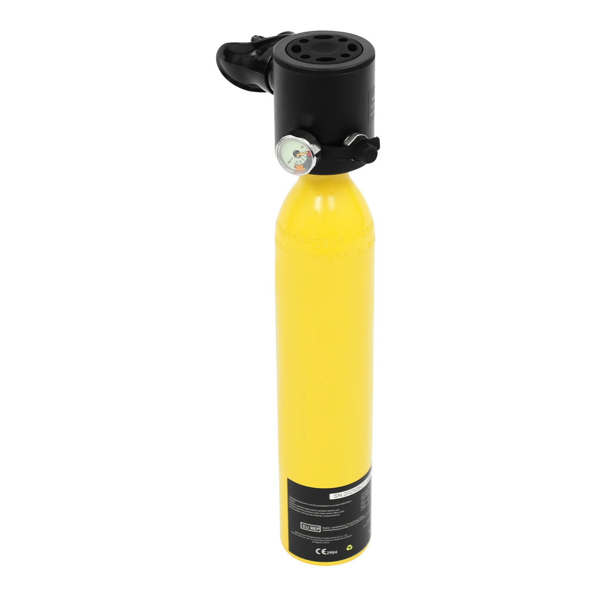 0.5L Mini Scuba Tank With Manual Pump And Strap For Diving