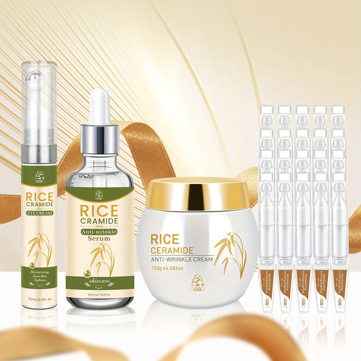 Aoao 23 Piece Anti Wrinkle Skincare Set With Hyaluronic Acid Collagen