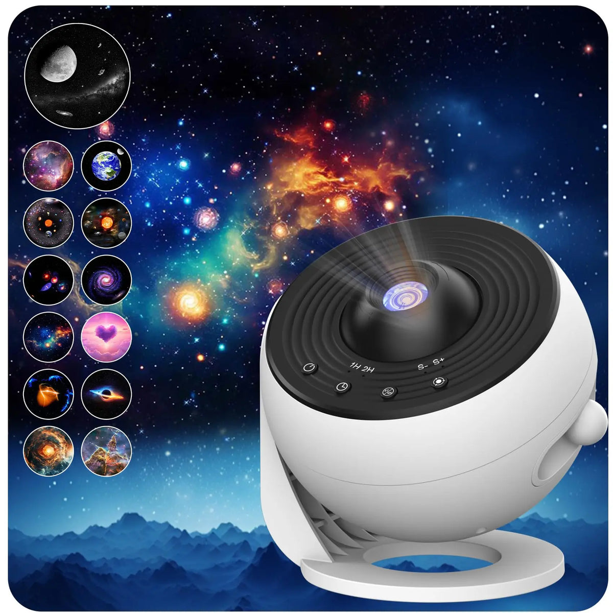 Ausyle Galaxy Star Projector Ambient Ceiling Night Light