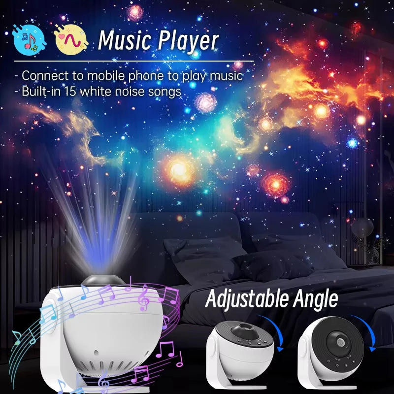 Ausyle Galaxy Star Projector Ambient Ceiling Night Light